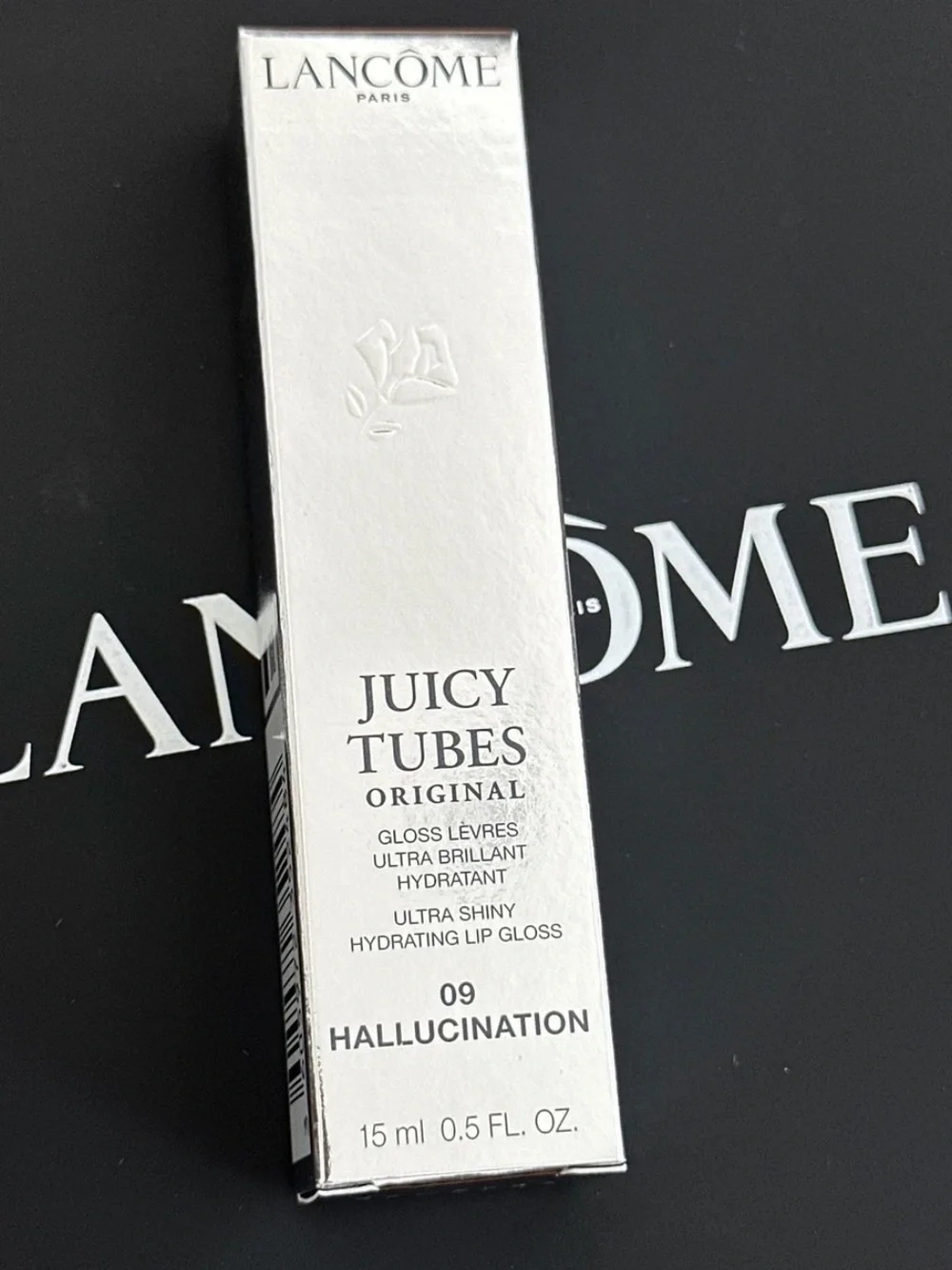 Lancôme Juicy Tubes Original Lip Gloss 09 Hallucination 15ml 0.5 oz NEW IN BOX